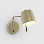 1444006 Miura Swing Arm LED Wall Light Matt Gold