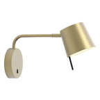 1444006 Miura Swing Arm LED Wall Light Matt Gold