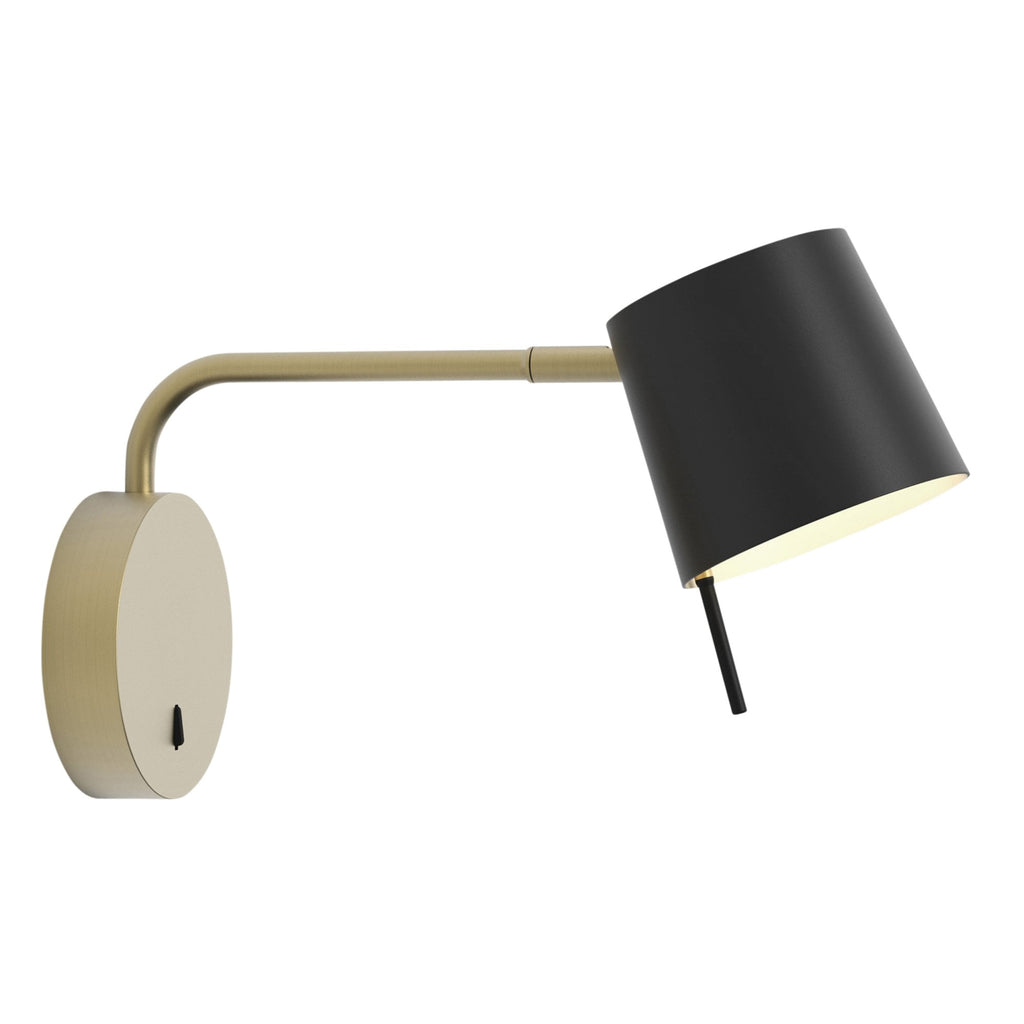 1444006 Miura Swing Arm LED Wall Light Matt Gold