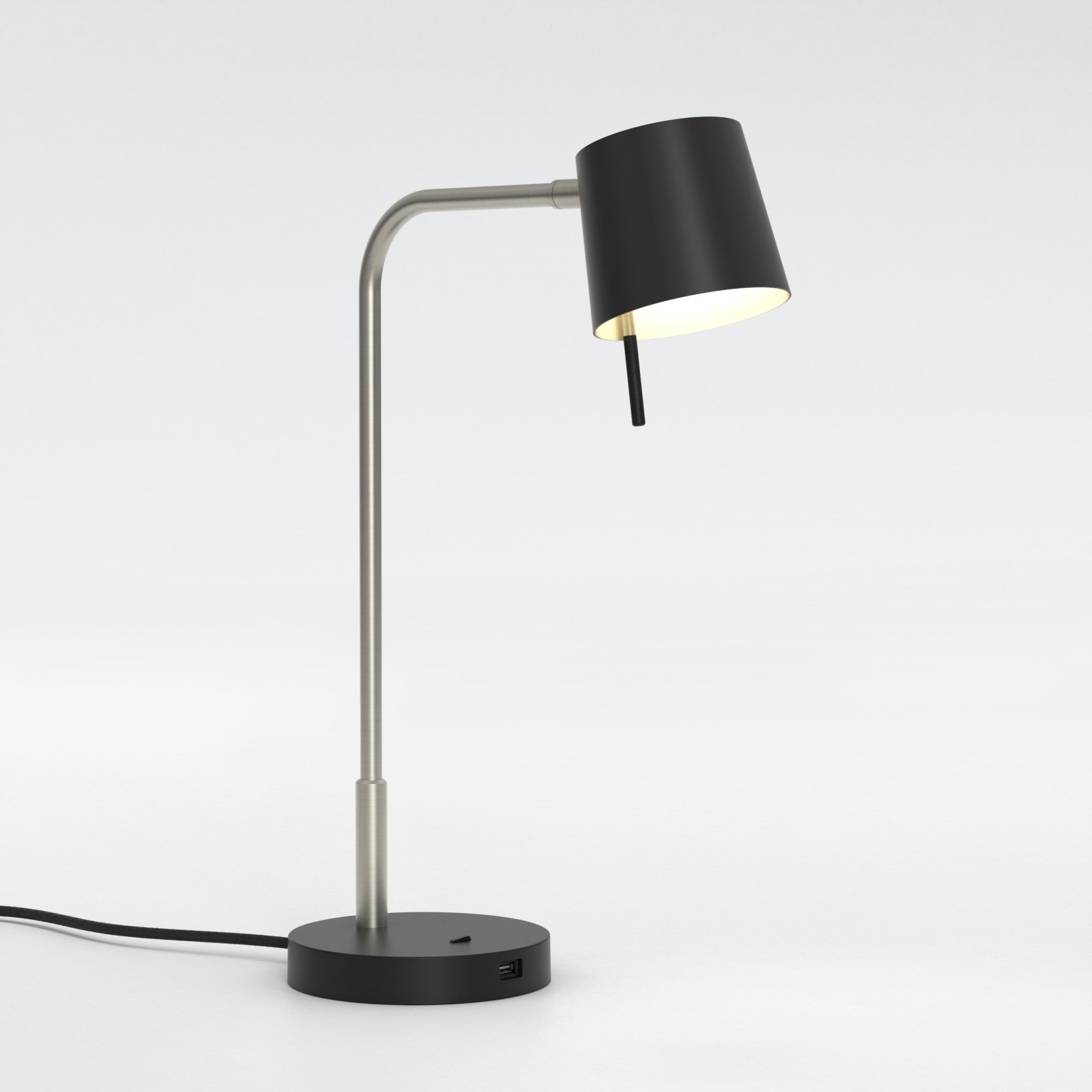 1444007 Miura Desk USB LED Table Light Matt Nickel