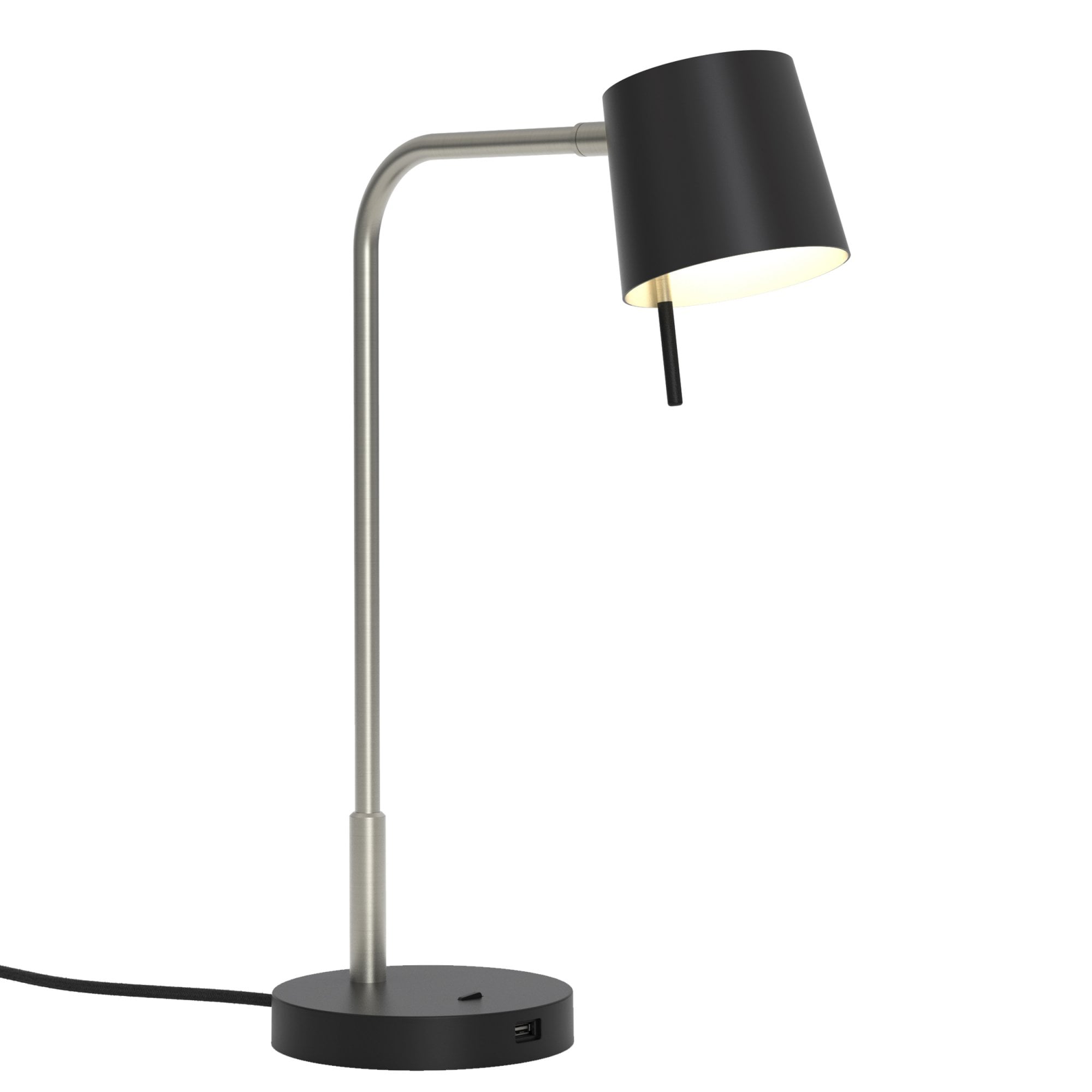 1444007 Miura Desk USB LED Table Light Matt Nickel