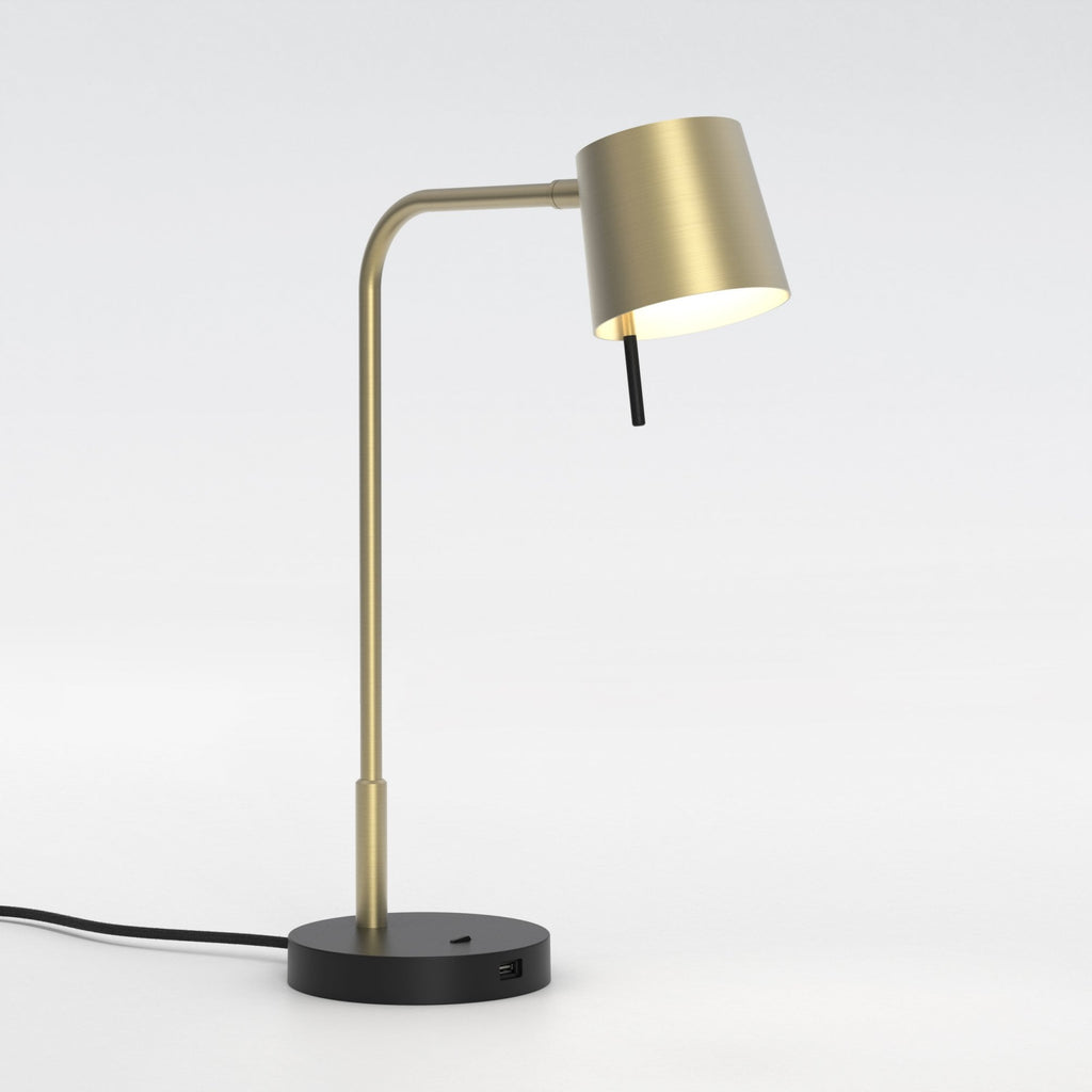 1444008 Miura Desk USB LED Table Light Matt Gold