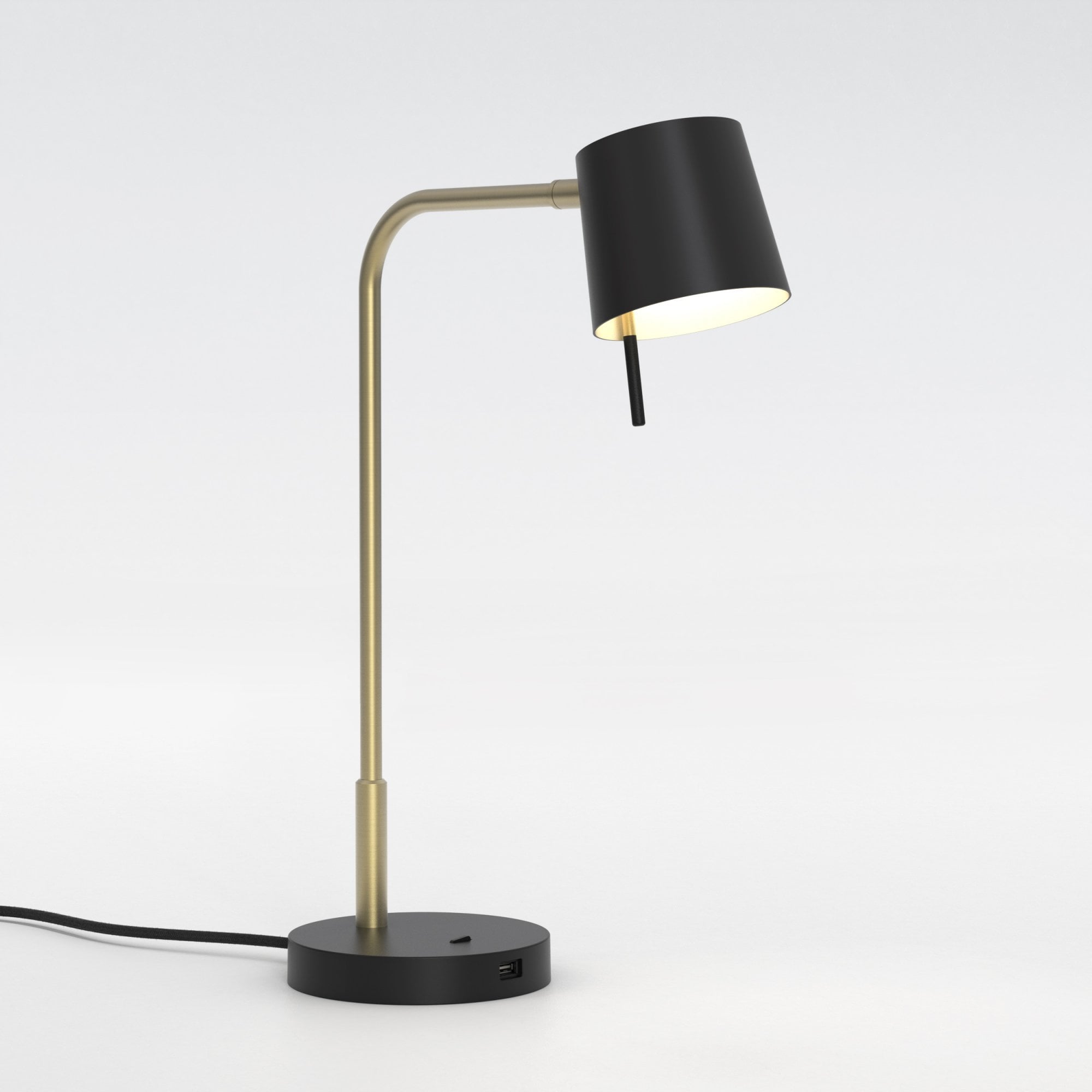 1444008 Miura Desk USB LED Table Light Matt Gold