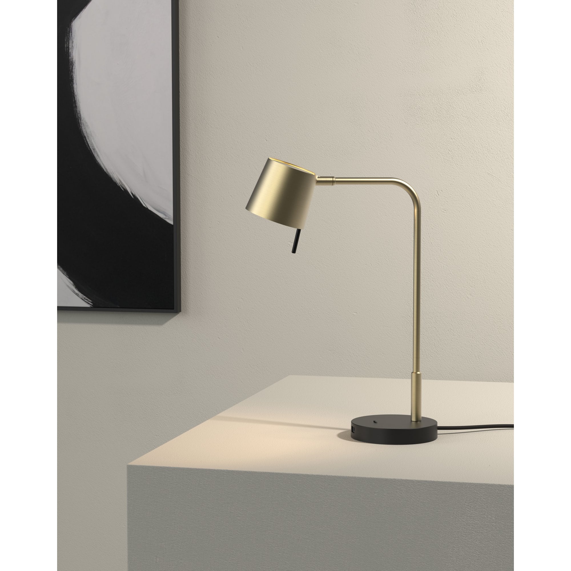 1444008 Miura Desk USB LED Table Light Matt Gold