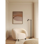 1457001 Leda Floor Light Matt Black