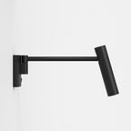 1457004 Leda Swing Arm Reading Light Matt Black
