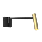 1457004 Leda Swing Arm Reading Light Matt Black