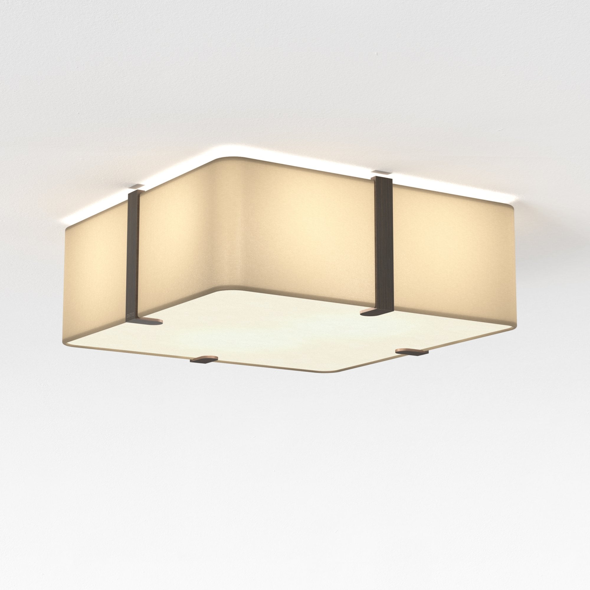 1462001 Ceiling Base 290 2 Light Ceiling Light Matt White