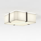 1462001 Ceiling Base 290 2 Light Ceiling Light Matt White