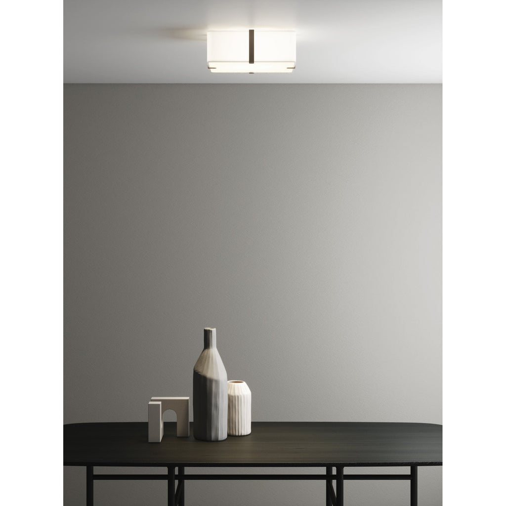 1462001 Ceiling Base 290 2 Light Ceiling Light Matt White