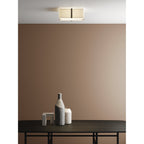 1462001 Ceiling Base 290 2 Light Ceiling Light Matt White