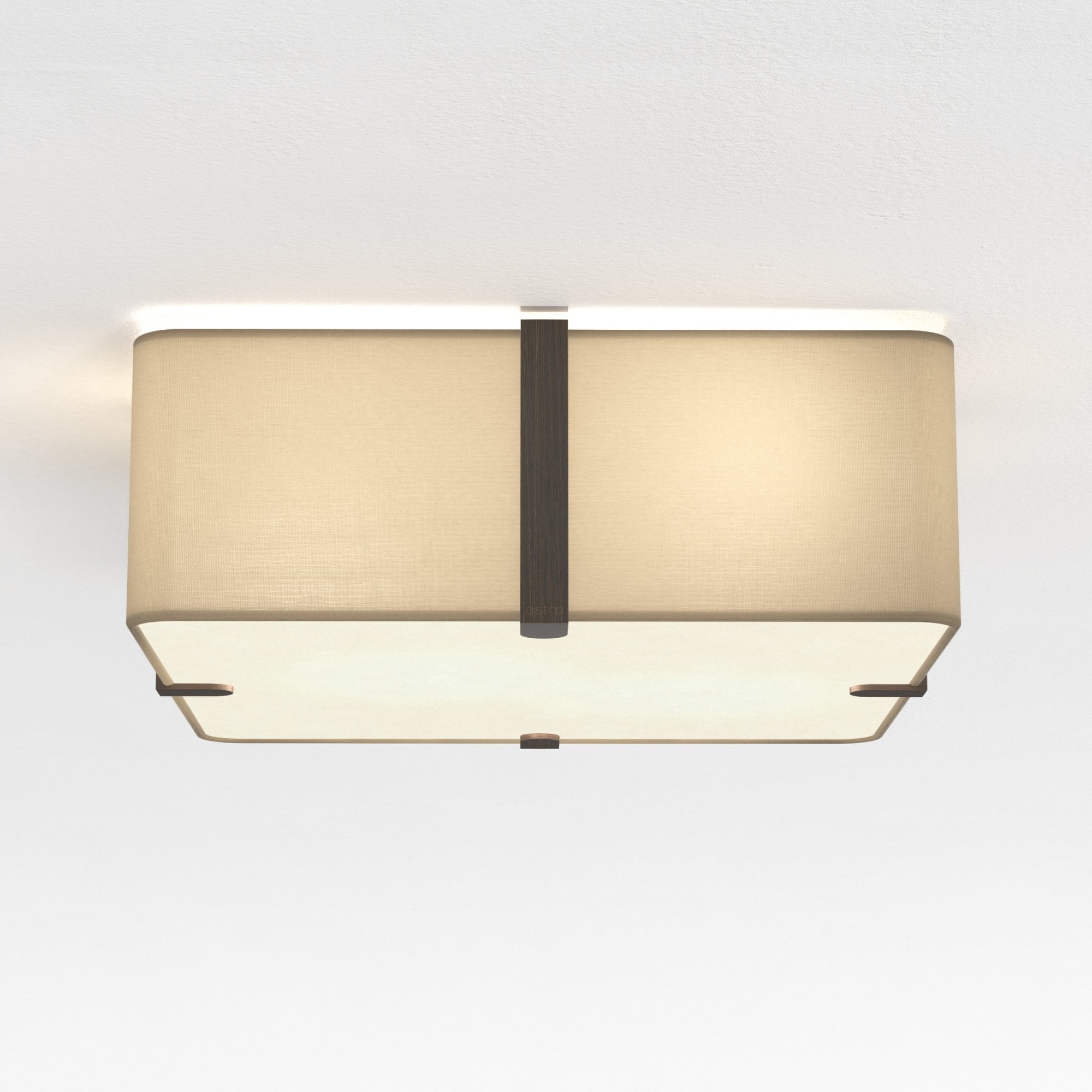 1462001 Ceiling Base 290 2 Light Ceiling Light Matt White
