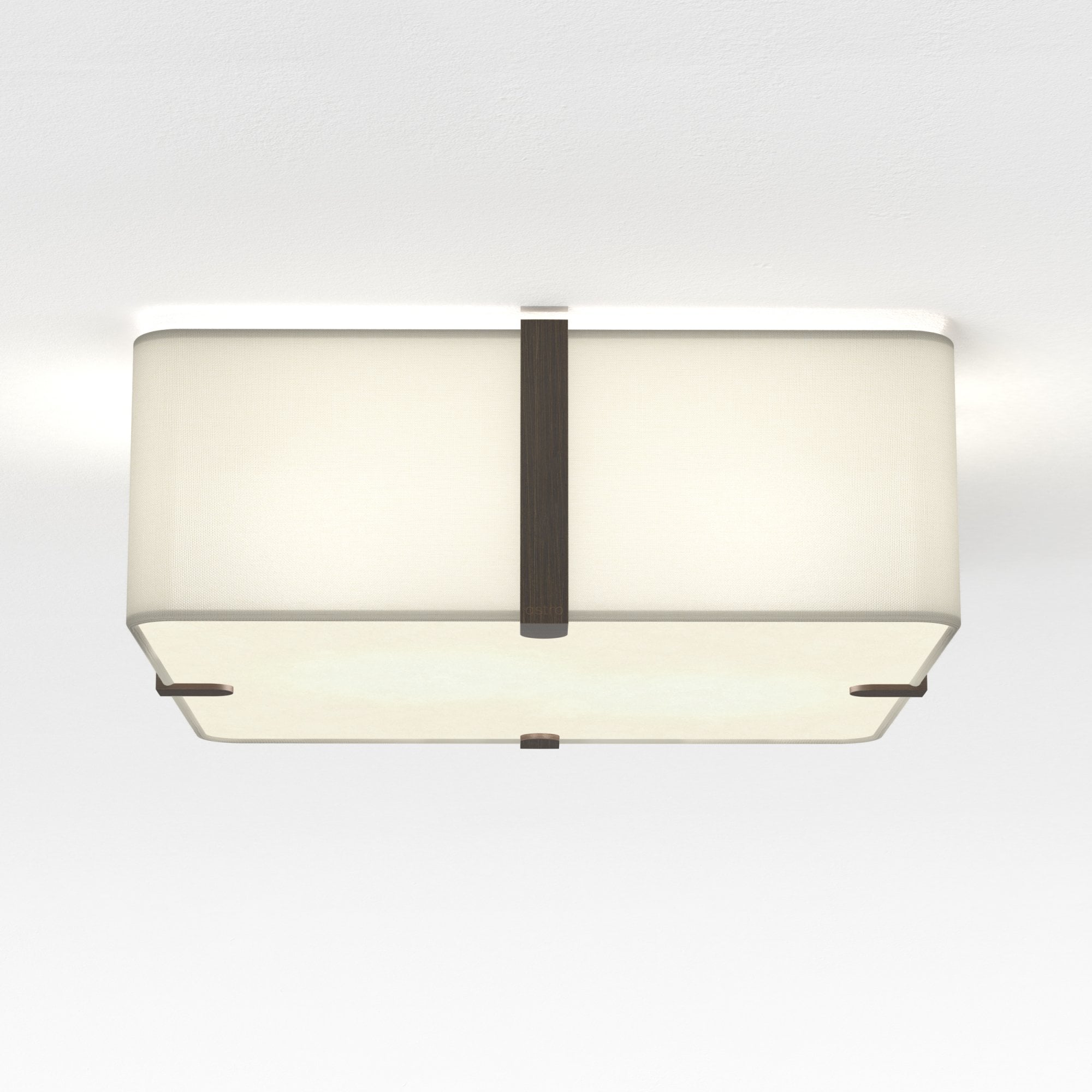 1462001 Ceiling Base 290 2 Light Ceiling Light Matt White