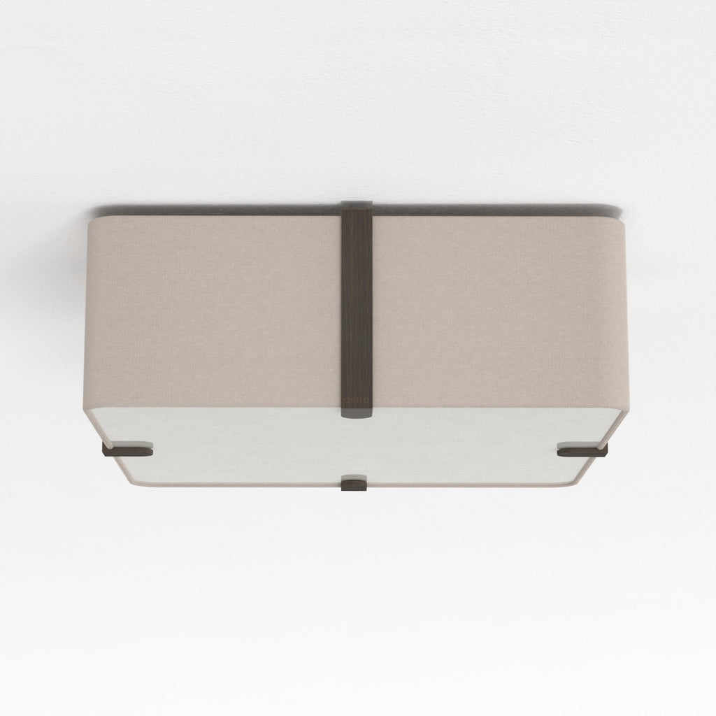 1462001 Ceiling Base 290 2 Light Ceiling Light Matt White