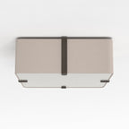 1462001 Ceiling Base 290 2 Light Ceiling Light Matt White