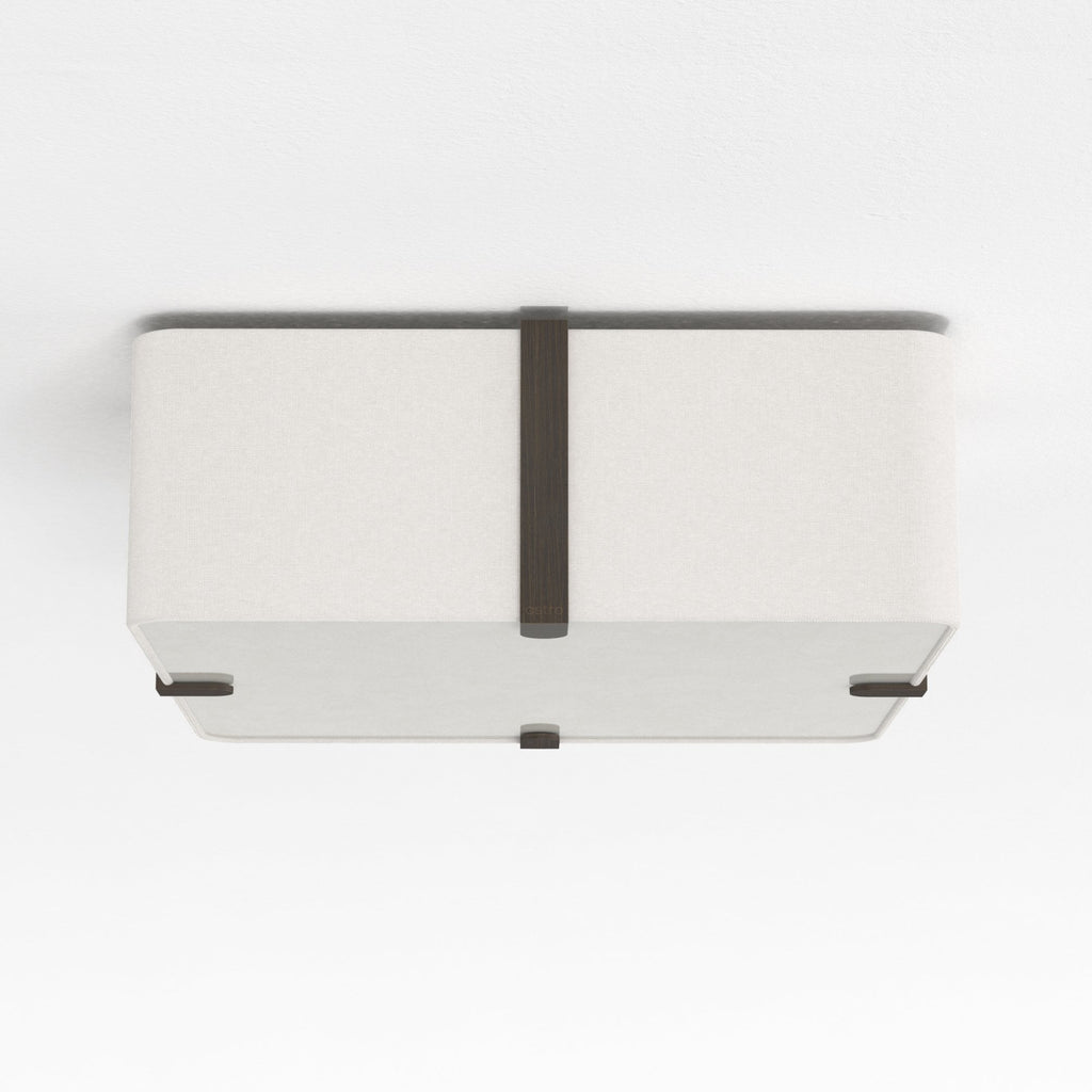 1462001 Ceiling Base 290 2 Light Ceiling Light Matt White