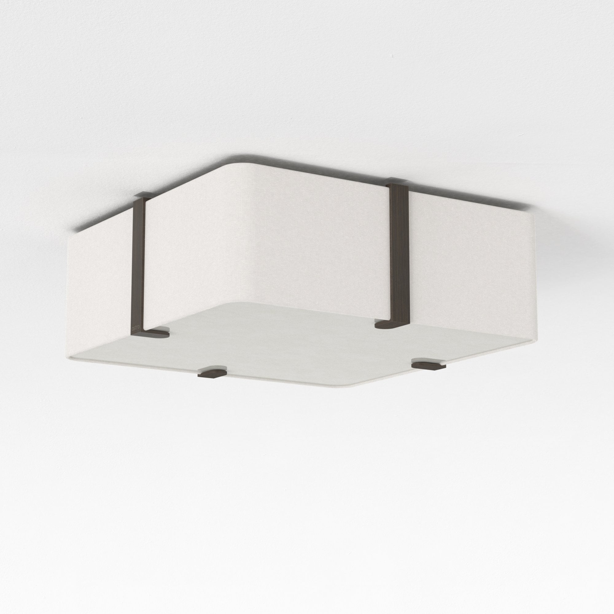 1462001 Ceiling Base 290 2 Light Ceiling Light Matt White