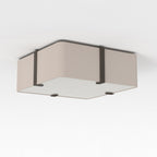 1462001 Ceiling Base 290 2 Light Ceiling Light Matt White