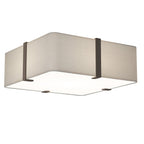 1462001 Ceiling Base 290 2 Light Ceiling Light Matt White