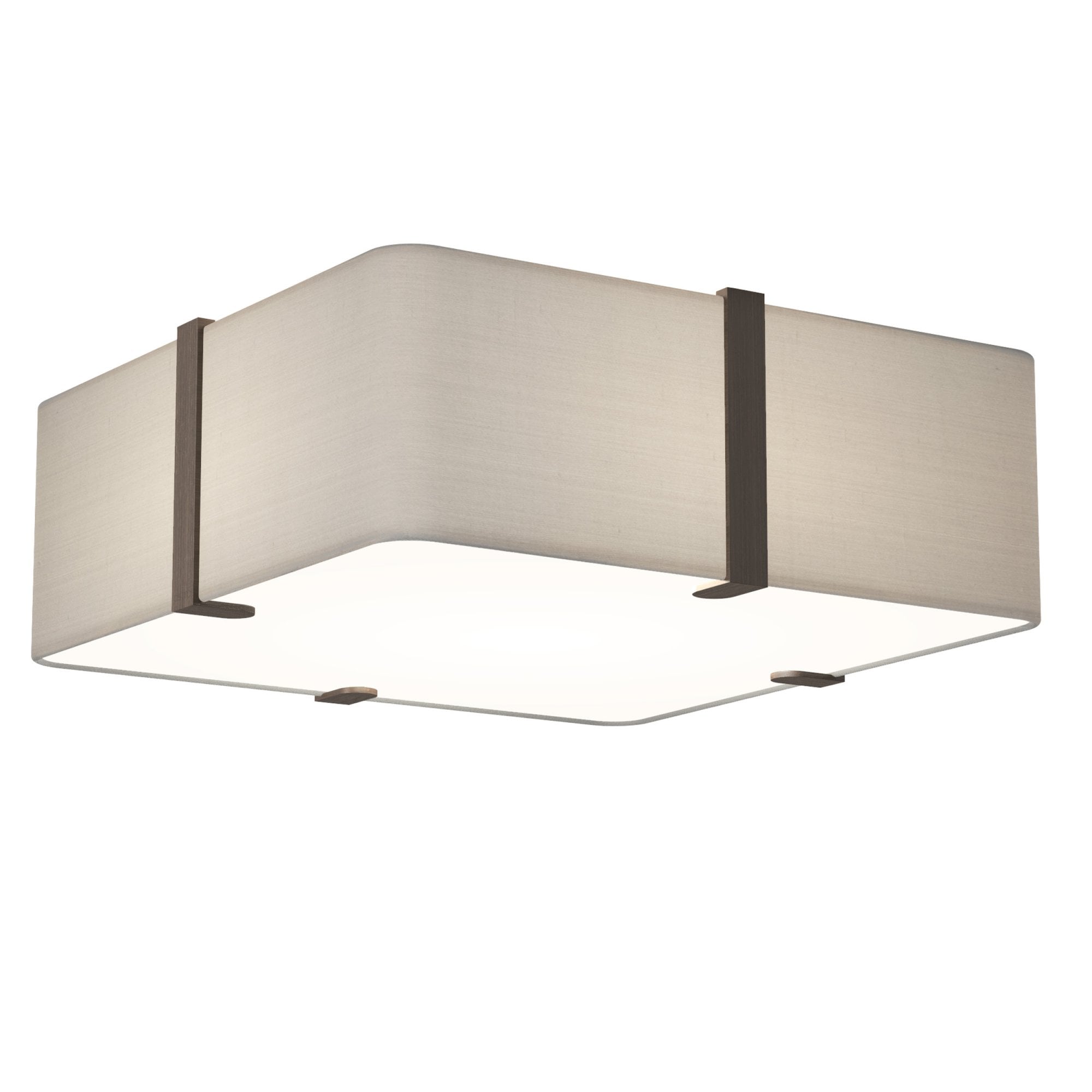 1462001 Ceiling Base 290 2 Light Ceiling Light Matt White