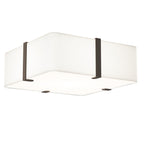 1462001 Ceiling Base 290 2 Light Ceiling Light Matt White