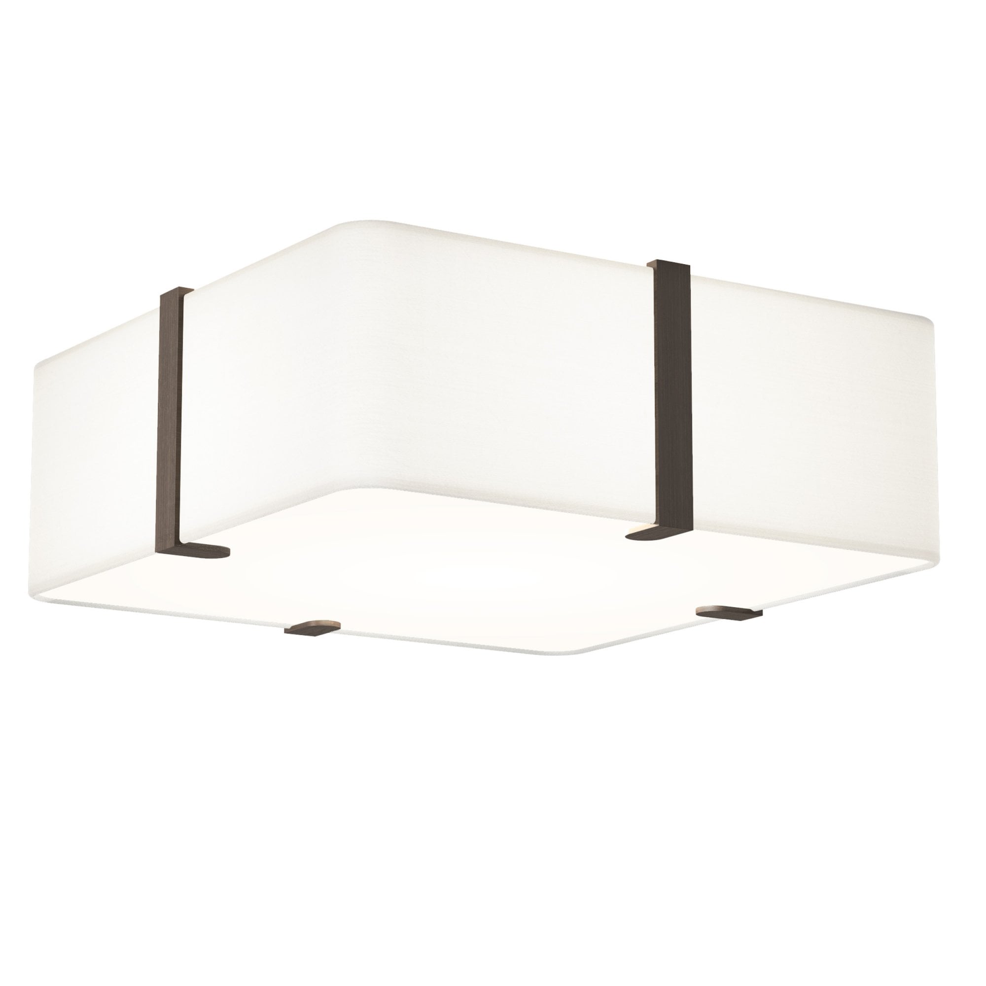 1462001 Ceiling Base 290 2 Light Ceiling Light Matt White