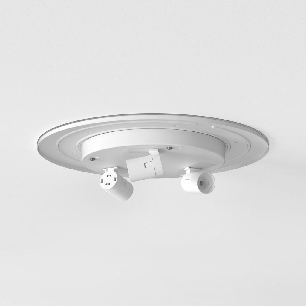 1462002 Ceiling Base 410 3 Light Ceiling Light Matt White