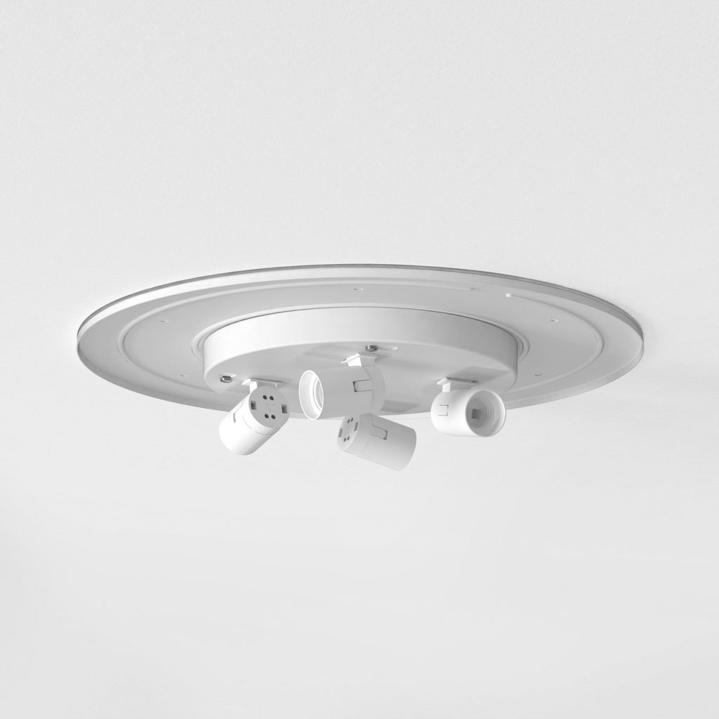 1462003 Ceiling Base 460 4 Light Ceiling Light Matt White