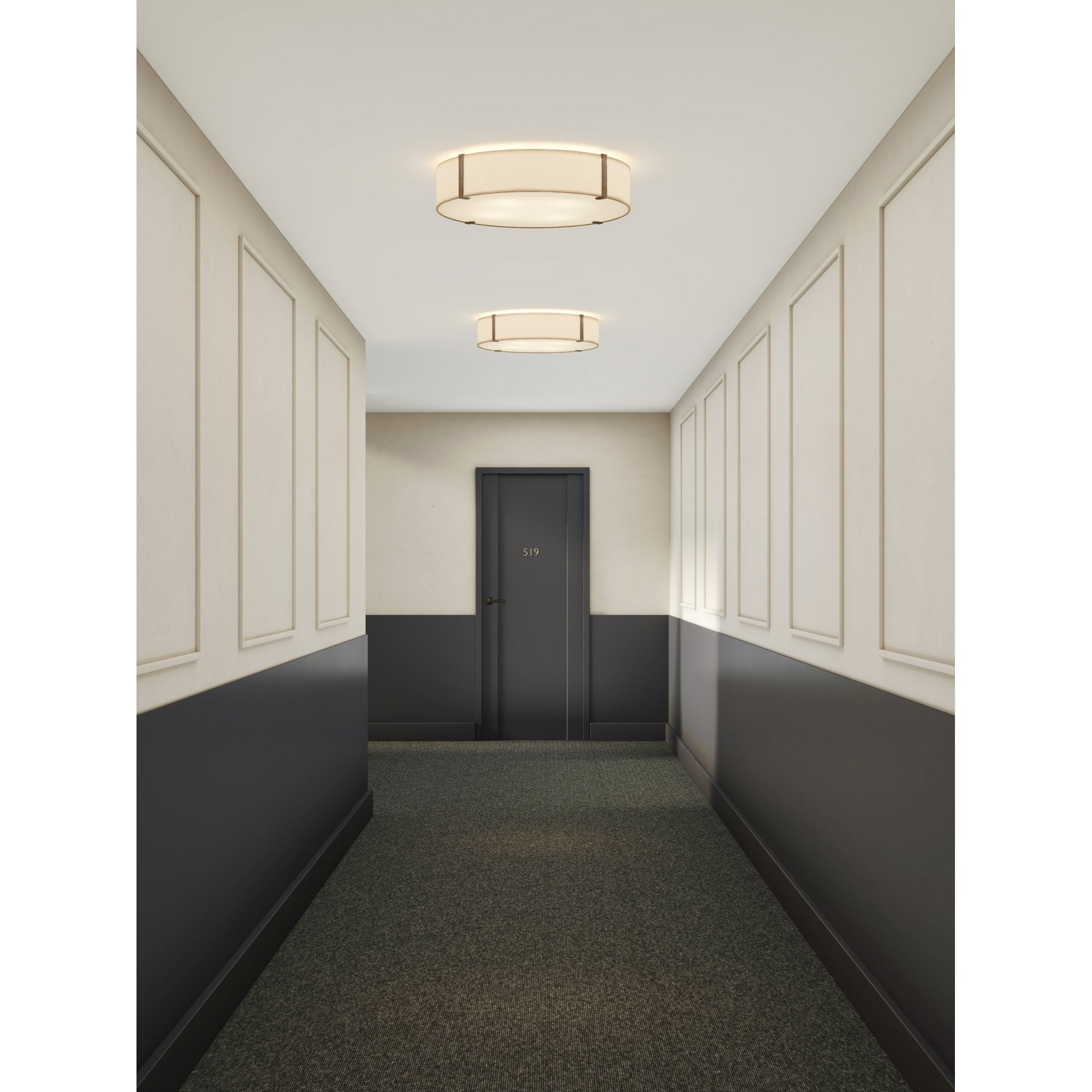 1462003 Ceiling Base 460 4 Light Ceiling Light Matt White