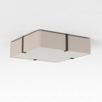 1462003 Ceiling Base 460 4 Light Ceiling Light Matt White