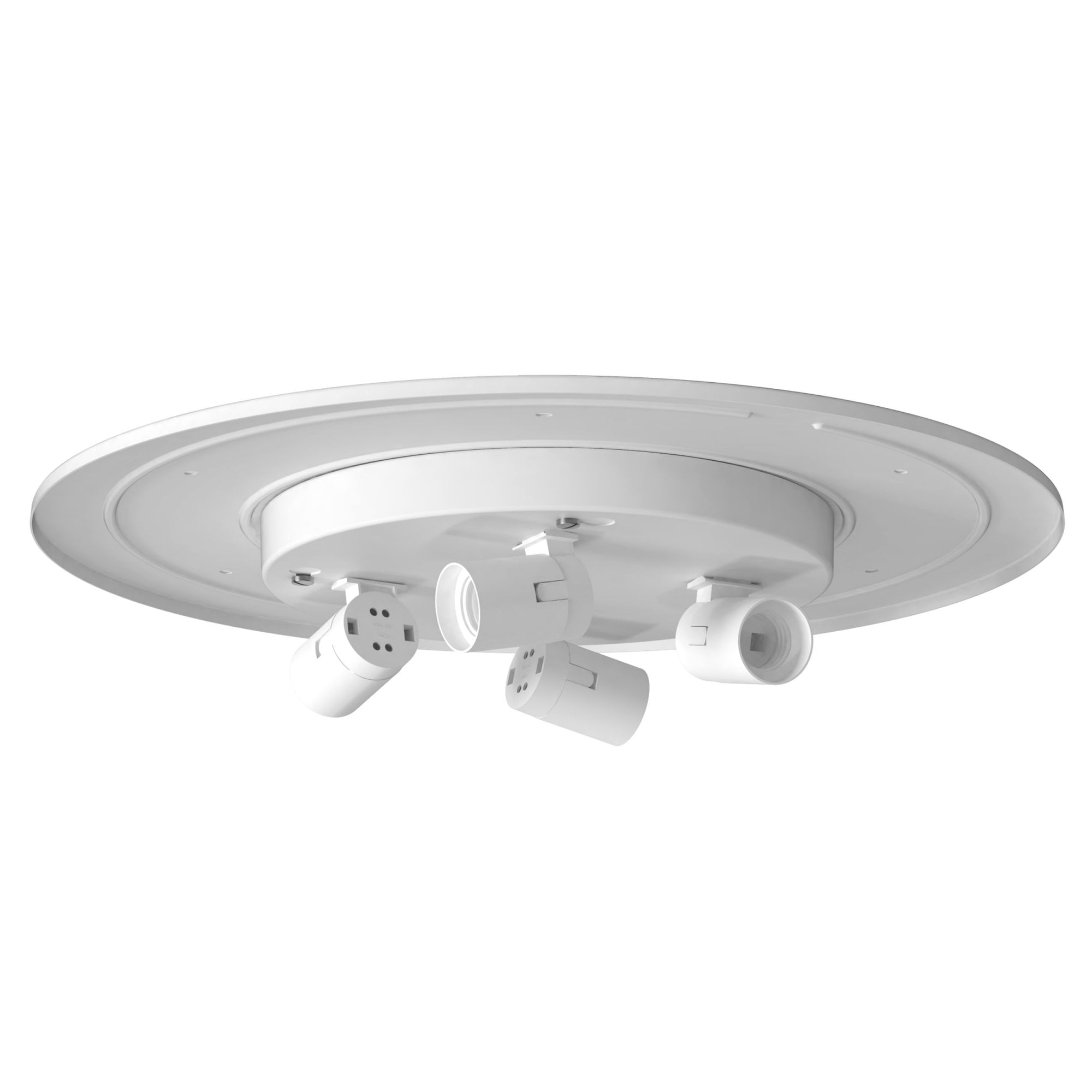 1462003 Ceiling Base 460 4 Light Ceiling Light Matt White