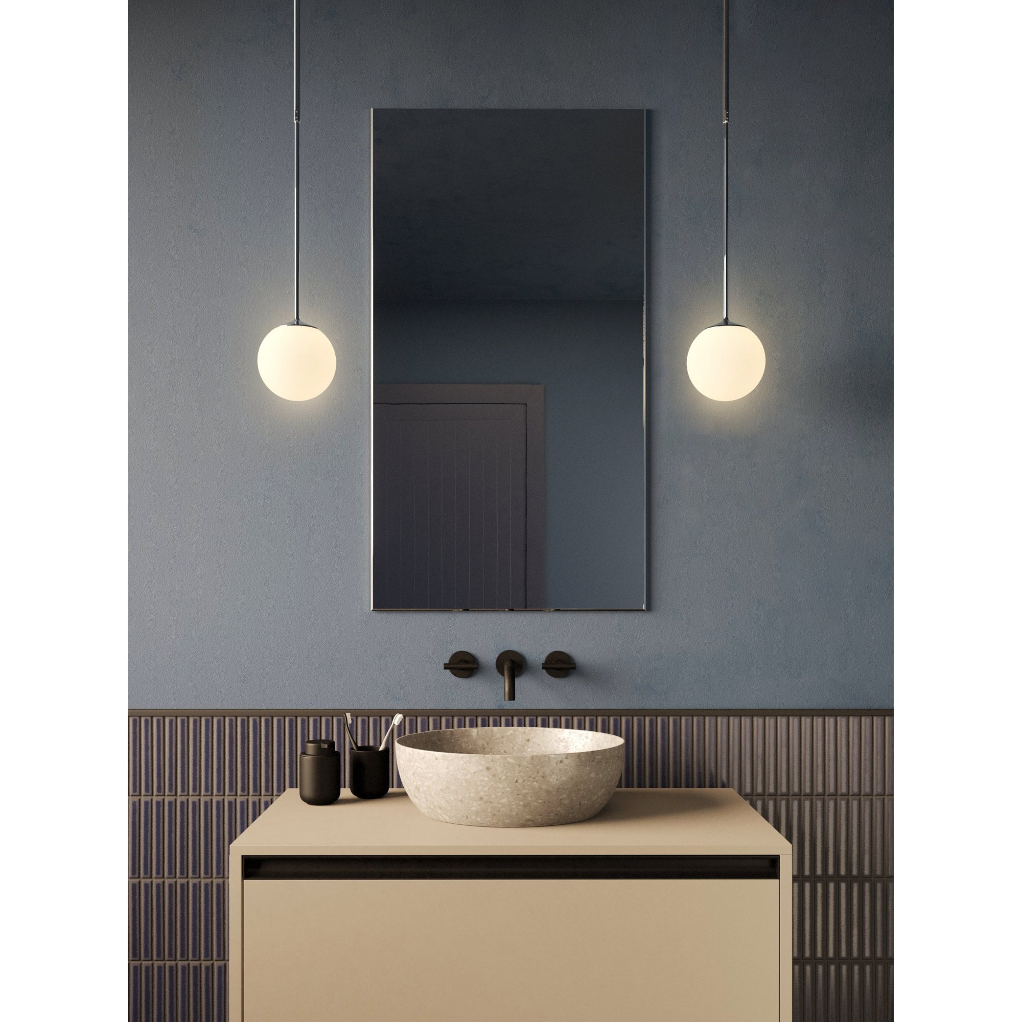 1464001 Nara Bathroom LED Pendant Light Polished Chrome