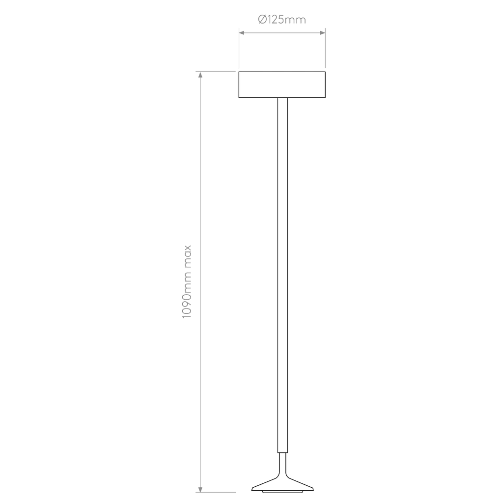 1464001 Nara Bathroom LED Pendant Light Polished Chrome