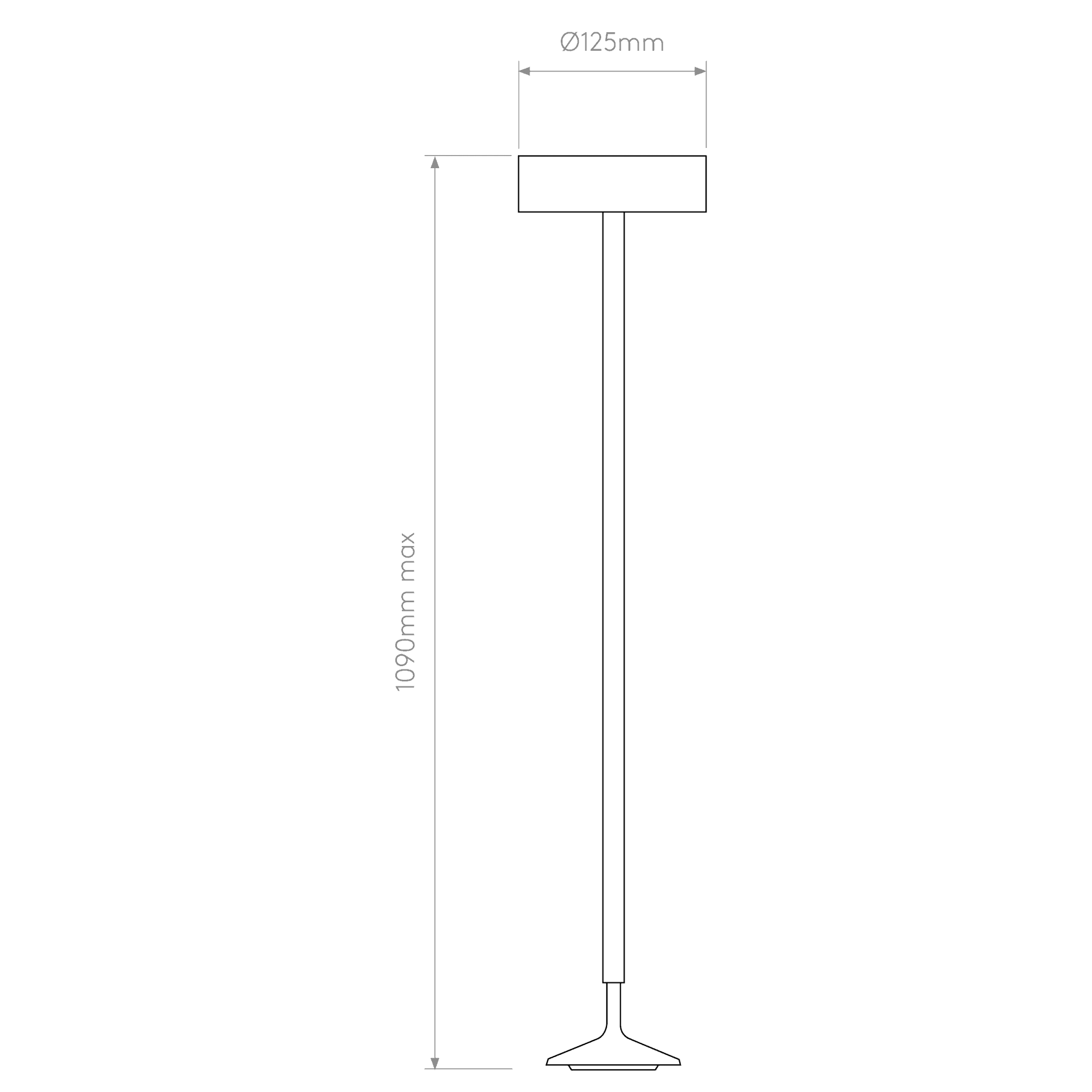 1464001 Nara Bathroom LED Pendant Light Polished Chrome