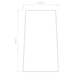 5018001 Cone 195 Shade White