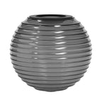 5039002 Nara Globe Ribbed Glass Shade Smoke
