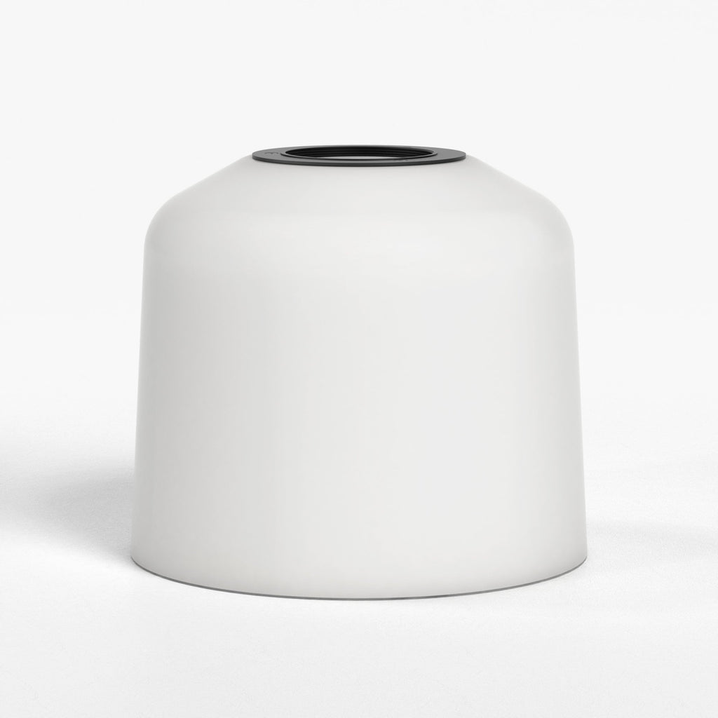 5039005 Nara Cone Glass Shade White (Opal)