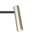 5040001 Leda Round Shade Matt Nickel