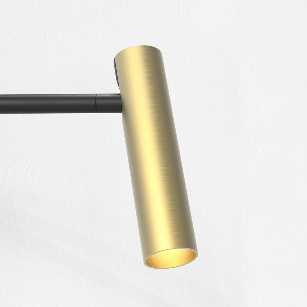 5040005 Leda Round Shade Matt Gold