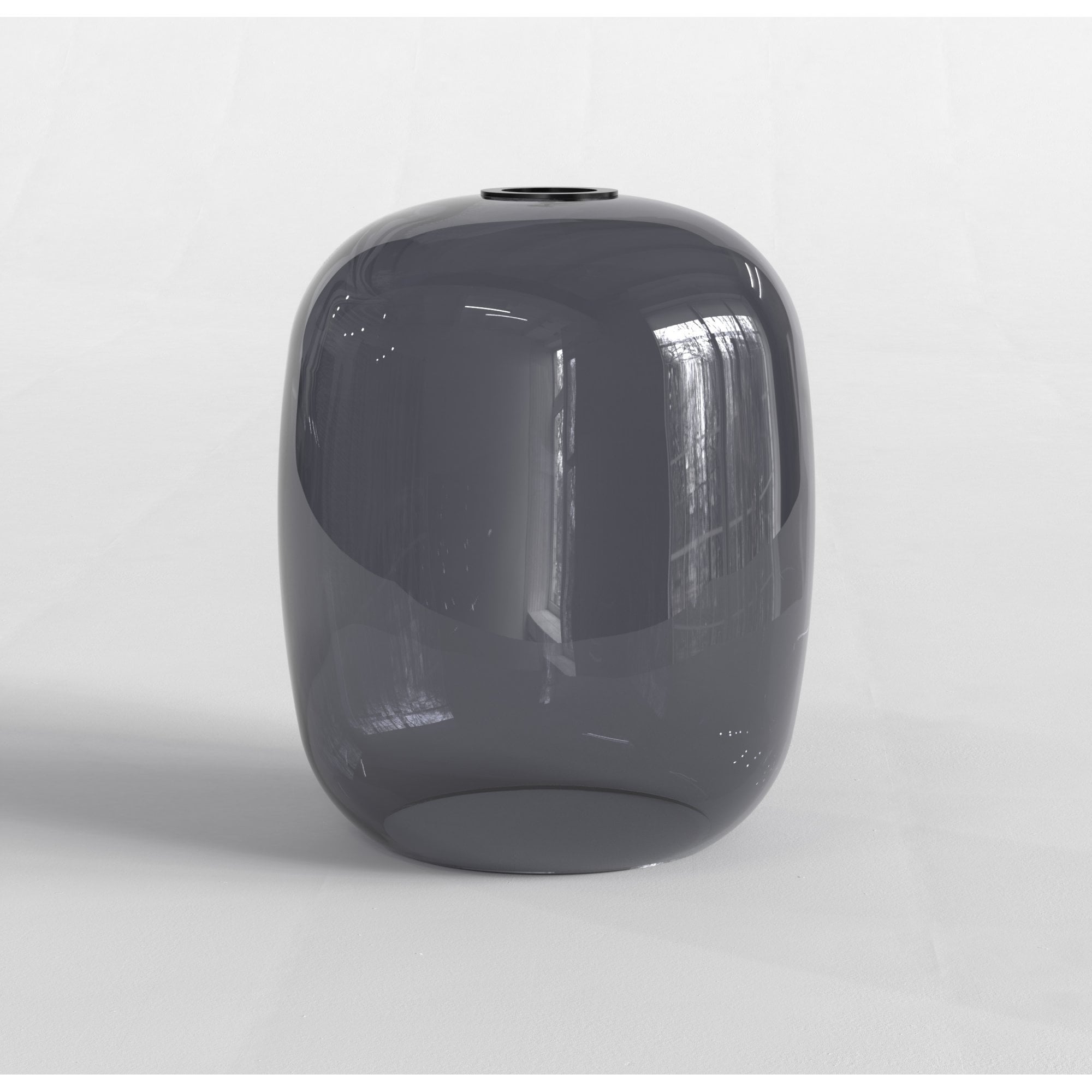 5041002 Curve Glass 285 Shade Dark Smoke