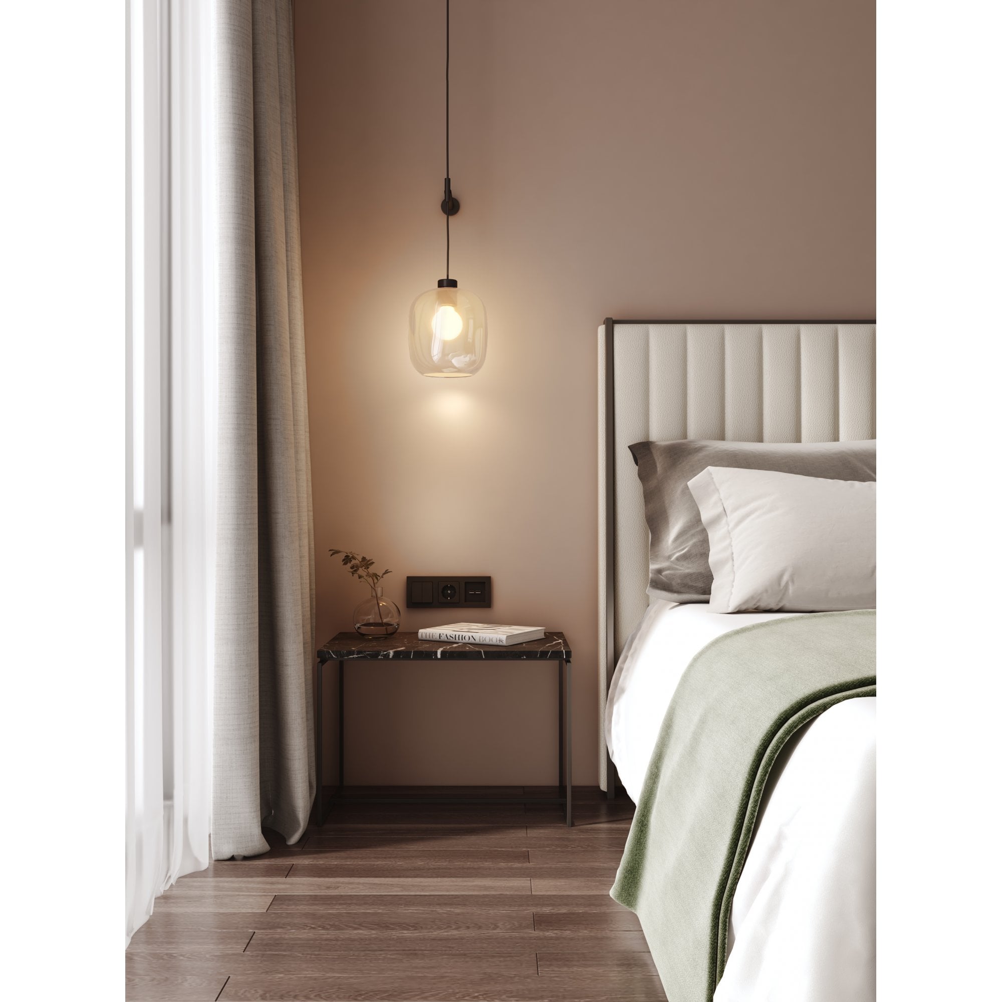 5041003 Curve Glass 220 Shade Clear