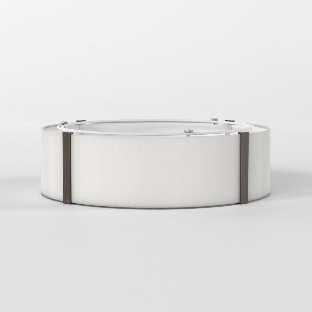 5042001 Elba Round 450 Shade White