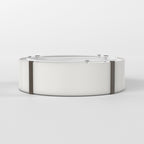 5042001 Elba Round 450 Shade White