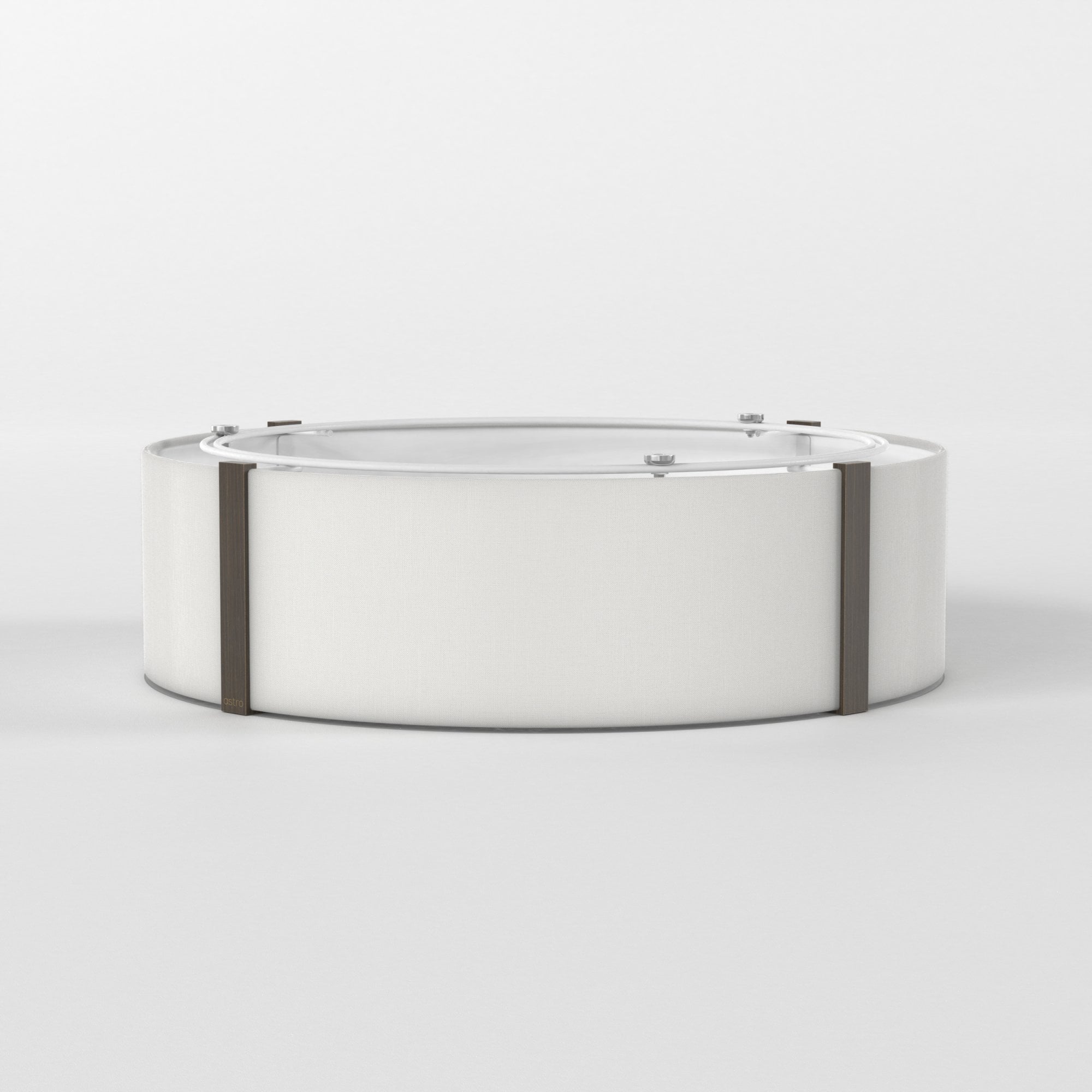 5042001 Elba Round 450 Shade White