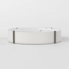 5042003 Elba Round 600 Shade White