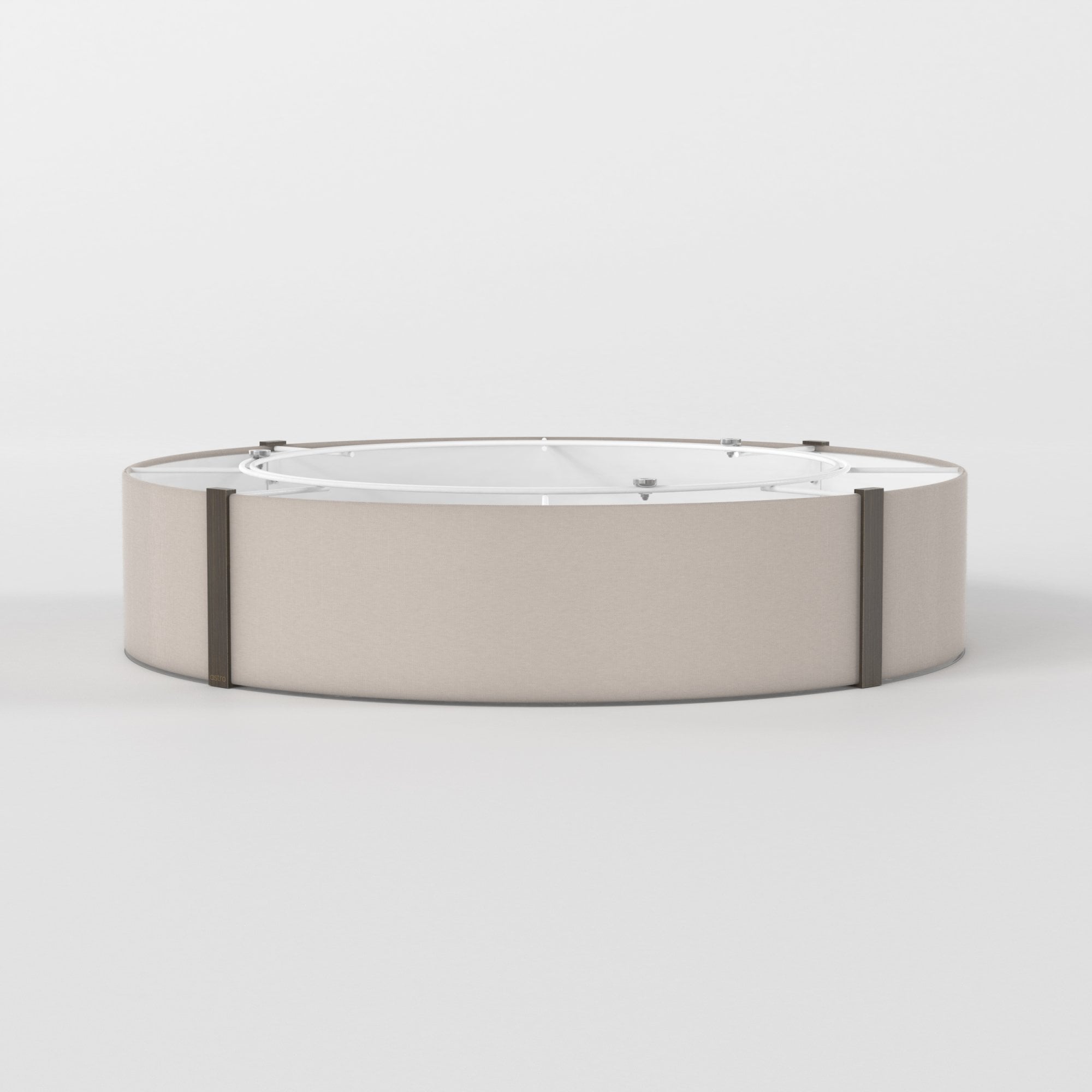 5042004 Elba Round 600 Shade Putty