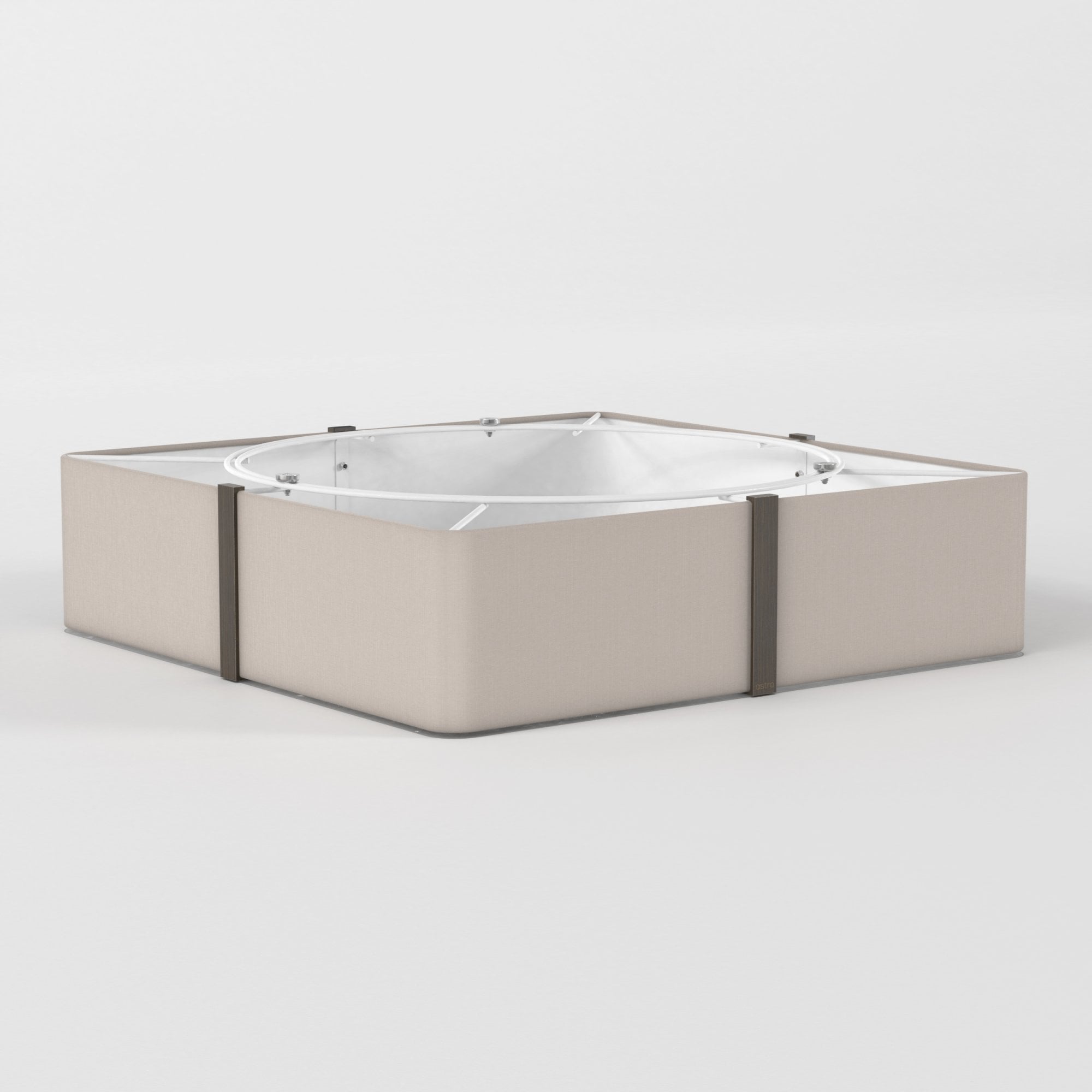 5042010 Elba Square 500 Shade Putty