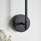 101660 Sancerre Wall Light Black & White Shade