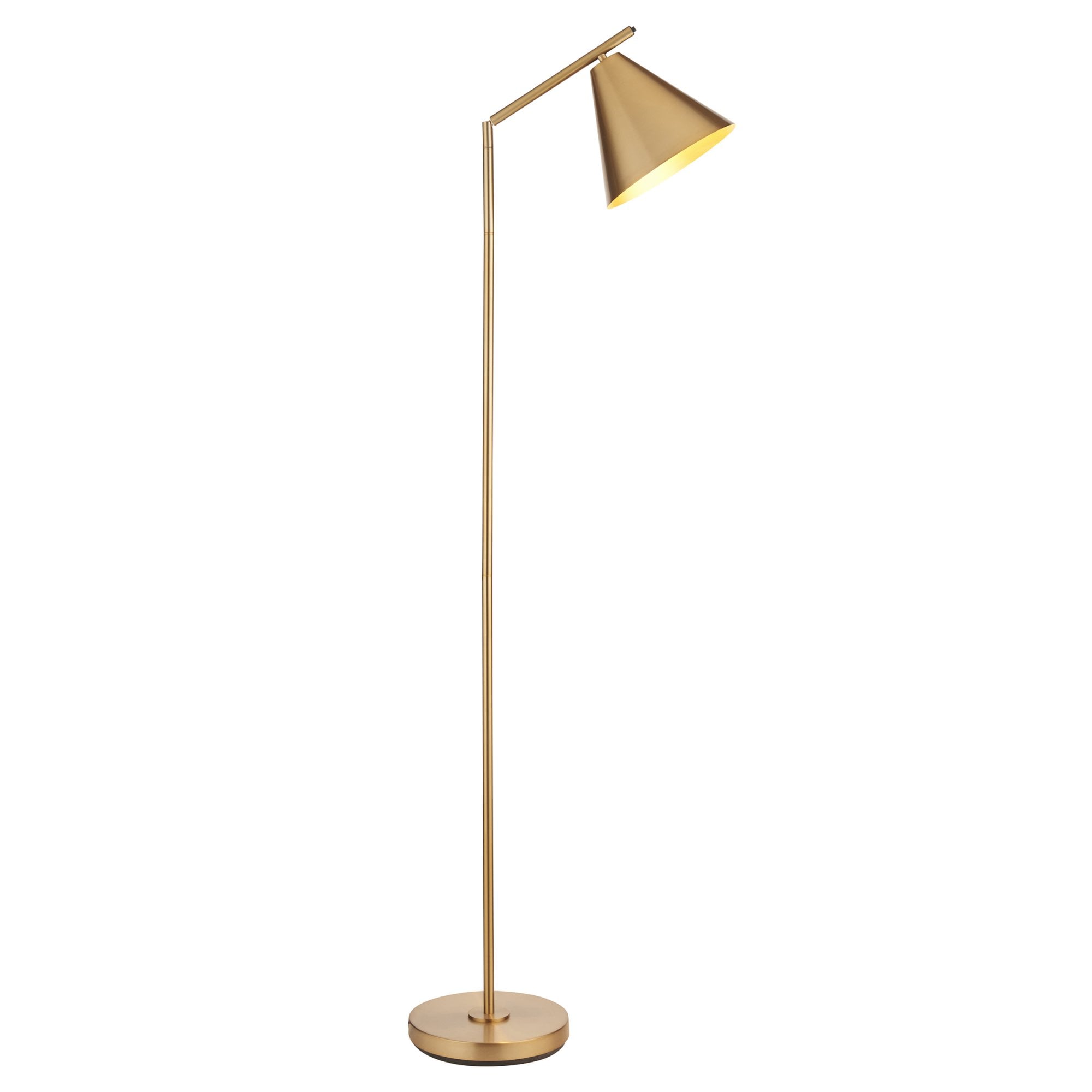 102369 Cape Task Floor Lamp Antique Brass