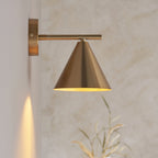 102893 Cape Wall Light Antique Brass